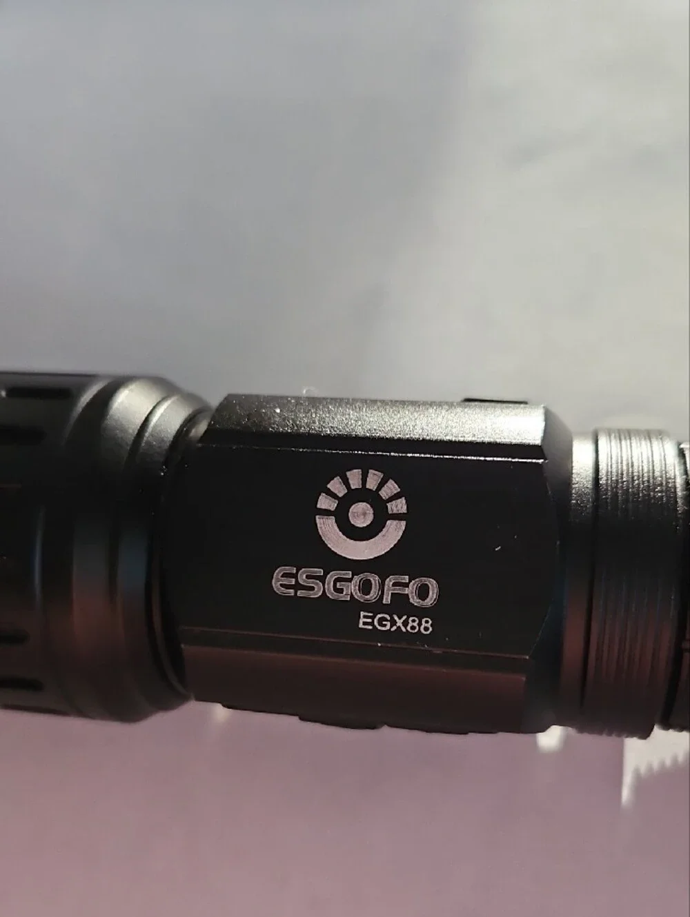 Black Tactical LED Flashlight - ESGOFO EGX88